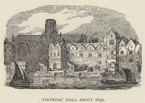 Hala Winiarzy ok. 1650 (rycina) autorstwa English School