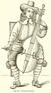 Viola da Gamba autorstwa English School