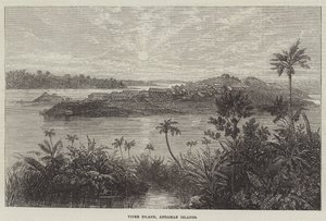 Viper Island, Andaman Islands (grawerowanie) autorstwa English School