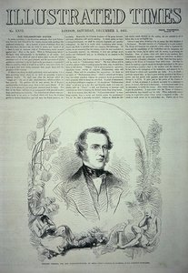 Wicehrabia Canning, nowy gubernator generalny Indii, ilustracja z „The Illustrated Times” autorstwa English School