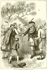 Wizyta Oglethorpe w kolonii Highland autorstwa English School