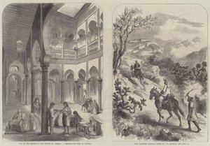 Wizyta cesarza Francuzów w Algierii (grafika) autorstwa English School