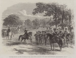 Przegląd wolontariuszy i festyn w Shrubland Hall, niedaleko Ipswich, w siedzibie Sir George