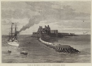 Podróż Księcia Walii do Indii, Castellamare, Brindisi (grafika) autorstwa English School