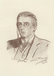W B Yeats, irlandzki poeta autorstwa English School