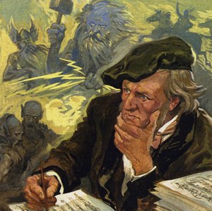 Wagner zaczął wygłaszać rewolucyjne przemówienia i musiał uciekać do Weimaru autorstwa English School