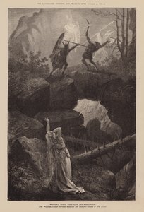 Opera Wagnera "Pierścień Nibelungów" (rycina) autorstwa English School