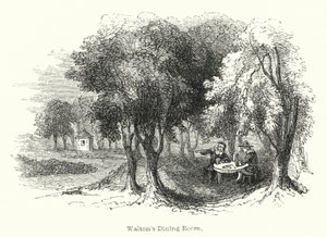 Jadalnia Waltona (grawerowanie) autorstwa English School