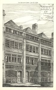 Magazyny po północnej stronie Devonshire Street autorstwa English School
