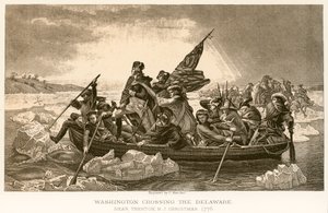 Waszyngton przekracza Delaware autorstwa English School