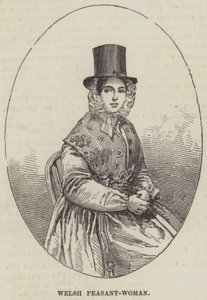 Walijska wieśniaczka (rycina) autorstwa English School