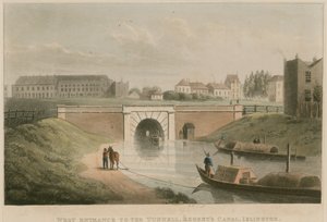 Zachodnie wejście do tunelu, Regents Canal, Islington, Londyn autorstwa English School