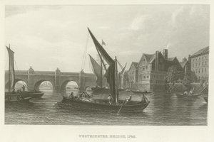 Most Westminsterski, 1745 autorstwa English School