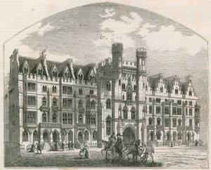 Ulepszenia Westminster — nowe domy w Broad Sanctuary autorstwa English School