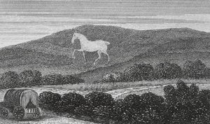 White Horse Vale, Berkshire (grawerunek) autorstwa English School