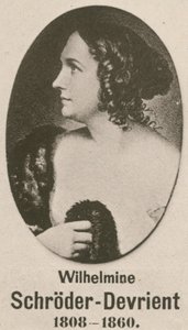 Wilhelmine Schroder-Devrient (grawiura) autorstwa English School