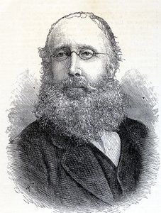 William Bromley-Davenport (1821-1884) z Illustrated London News 28 czerwca 1884 autorstwa English School