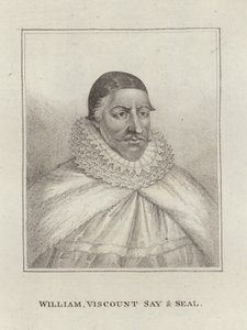 William Fiennes 1. wicehrabia Saye i Sele autorstwa English School