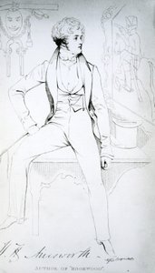William Harrison Ainsworth (1805-82) autorstwa English School