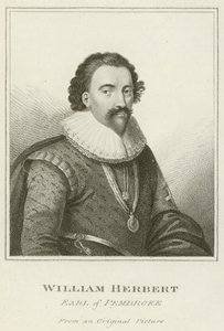 William Herbert, hrabia Pembroke (grawerowanie) autorstwa English School