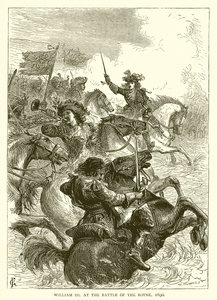 Wilhelm III w bitwie pod Boyne, 1690