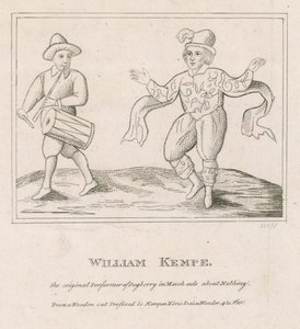 William Kempe, oryginalny wykonawca Dogberry w Wiele hałasu o nic autorstwa English School