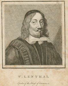 William Lenthal, przewodniczący Izby Gmin autorstwa English School