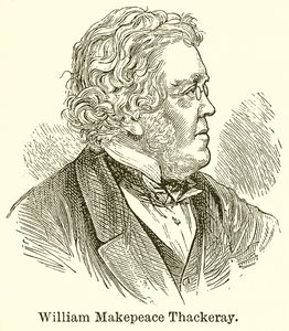 William Makepeace Thackeray autorstwa English School