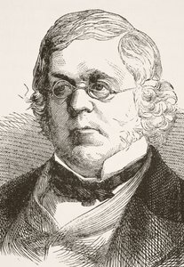 William Makepeace Thackeray, z „The National and Domestic History of England” Williama Hickmana Smitha Aubreya (1858-1916), wydana w Londynie, ok. 1890 r. autorstwa English School