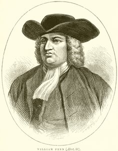 William Penn (Aetat. 50) autorstwa English School