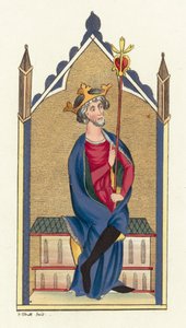 William Rufus (kolorowy grawerunek) autorstwa English School