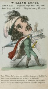 William Rufus, król Wilhelm II (akwatinta) autorstwa English School
