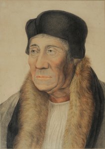 William Warham, grawerowany przez Bartolozziego (ręcznie barwiony grawerunek) autorstwa English School