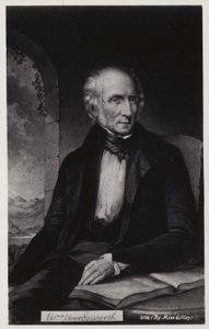 William Wordsworth (1770-1850), angielski poeta (litografia) autorstwa English School