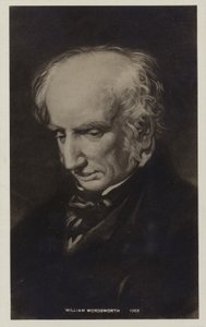 William Wordsworth (1770-1850), angielski poeta (litografia) autorstwa English School