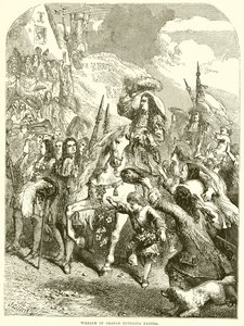 William of Orange wchodzący do Exeter autorstwa English School