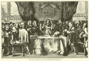 Wilhelm Orański został namiestnikiem Holandii autorstwa English School
