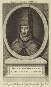 William of Wickham, biskup Winchester autorstwa English School