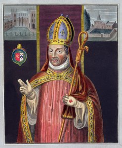 Wilhelm z Wykeham (1325-1404) autorstwa English School