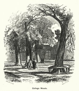 Winchester College: College Meads (grawerowanie) autorstwa English School