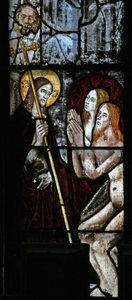 Okno s2 przedstawiające Harrowing of Hell autorstwa English School