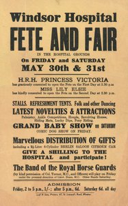 Szpital Windsor, Fete and Fair (druk) autorstwa English School