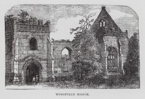 Dwór Wingfieldów (grawerowanie) autorstwa English School