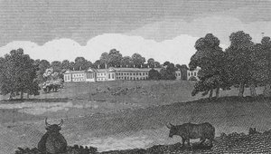 Opactwo Woburn (rycina) autorstwa English School
