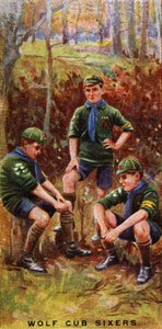 Wolf Cub Sixers, 1929 autorstwa English School