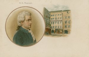 Wolfgang Amadeus Mozart, austriacki kompozytor i muzyk autorstwa English School