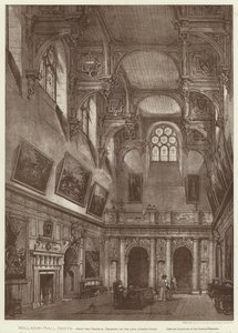Wollaton Hall, Notts (lito) autorstwa English School