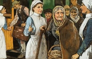 Kobiety jako pielęgniarki w I wojnie światowej autorstwa English School