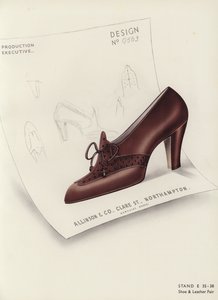 Reklama butów damskich, lata 30. XX w. autorstwa English School