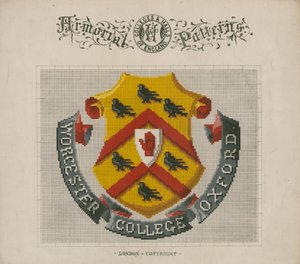 Worcester College Oksford autorstwa English School